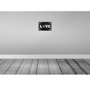 [LA-114483-H] Holzschild 20x30 cm Love Darts Sport Hobby Bild 2