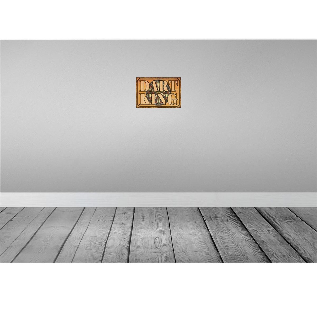 [LA-114510-H] Holzschild 20x30 cm Dart King Sport Hobby Bild 2