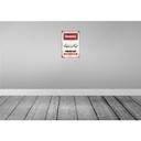 [LA-114525-2030] Blechschild 30x20 cm Warning 4x4 Parking only Parkplatzschild Bild 2