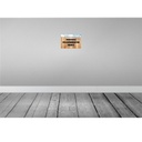 [LA-114526-H] Holzschild 20x30 cm Vorsicht pflichtbewusster Hund Tier Haustier Bild 2