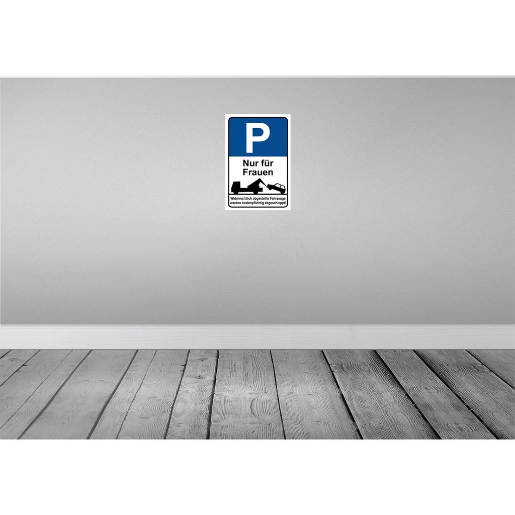 [LA-114529-2030] Blechschild 30x20 cm Nur für Frauen Männer Bild 2