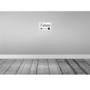 [LA-114536-2030] Blechschild 20x30 cm Toiletten Pfeil links Warnschild Hinweisschild Sicherheit Vorsicht Bild 2