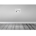 [LA-114537-2030] Blechschild 20x30 cm Toilette Pfeil rechts Warnschild Hinweisschild Sicherheit Vorsicht Bild 2