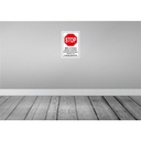 [LA-114550-2030] Blechschild 30x20 cm Stop Müll und Unrat verboten Warnschild Hinweisschild Sicherheit Vorsicht Bild 2