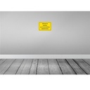 [LA-114557-2030] Blechschild 20x30 cm Bitte haben Sie Verständnis Warnschild Hinweisschild Sicherheit Vorsicht Bild 2