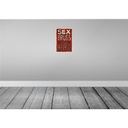 [LA-114594-2030] Blechschild 30x20 cm Sex drugs Rock n Roll Dekoration Bild 2