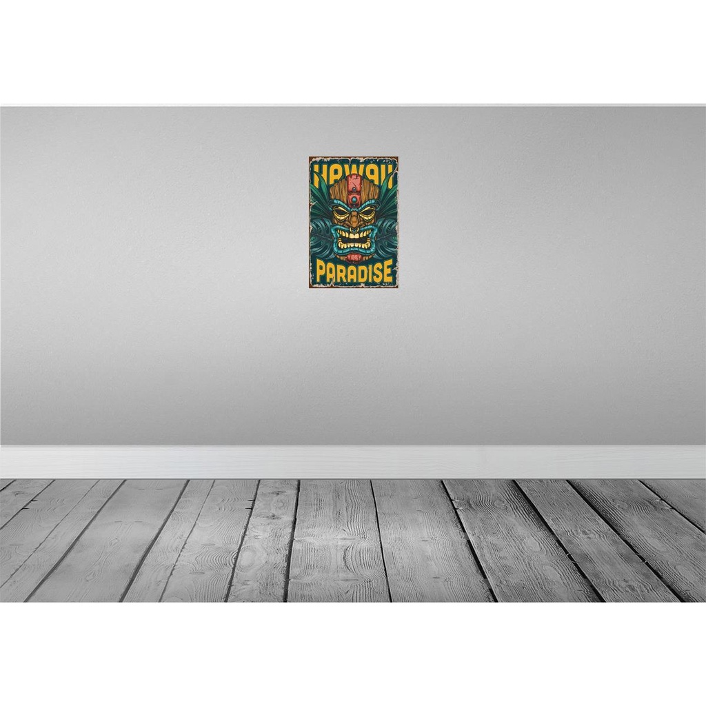 [LA-114608-2030] Blechschild 30x20 cm Hawaii Paradise Alkohol Essen Trinken Bar Club Bild 2