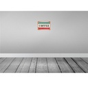 [LA-114617-2030] Blechschild 20x30 cm Premium Quality Coffee Kaffee Dekoration Bild 2