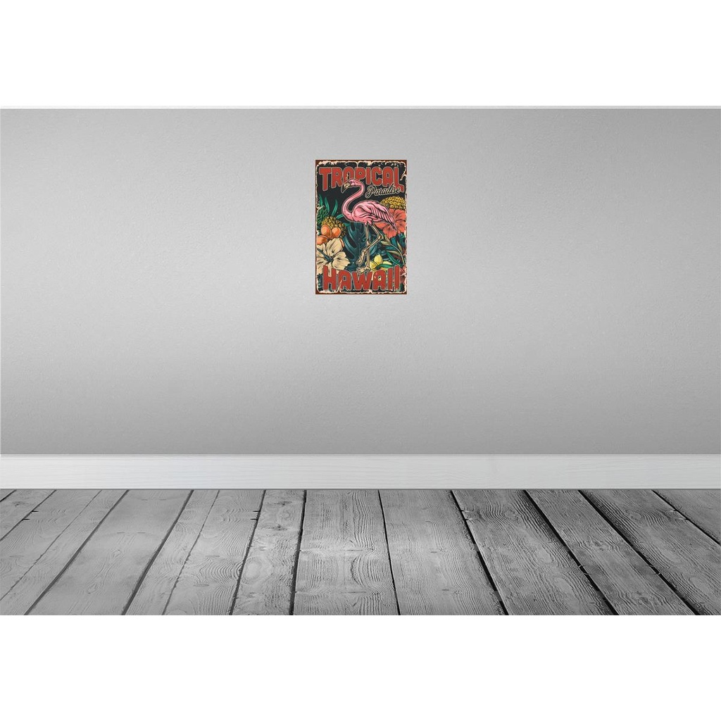 [LA-114624-2030] Blechschild 30x20 cm Hawaii Tropical Paradise Alkohol Abenteuer Reisen Bild 2