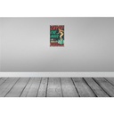 [LA-114626-2030] Blechschild 30x20 cm Pinup Surfing Girl Los Angeles Sommer Pin Up Bild 2