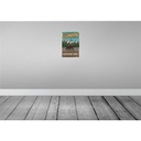[LA-114638-H] Holzschild 30x20 cm Summer Camping Time wild Forest Outdoor Bild 2