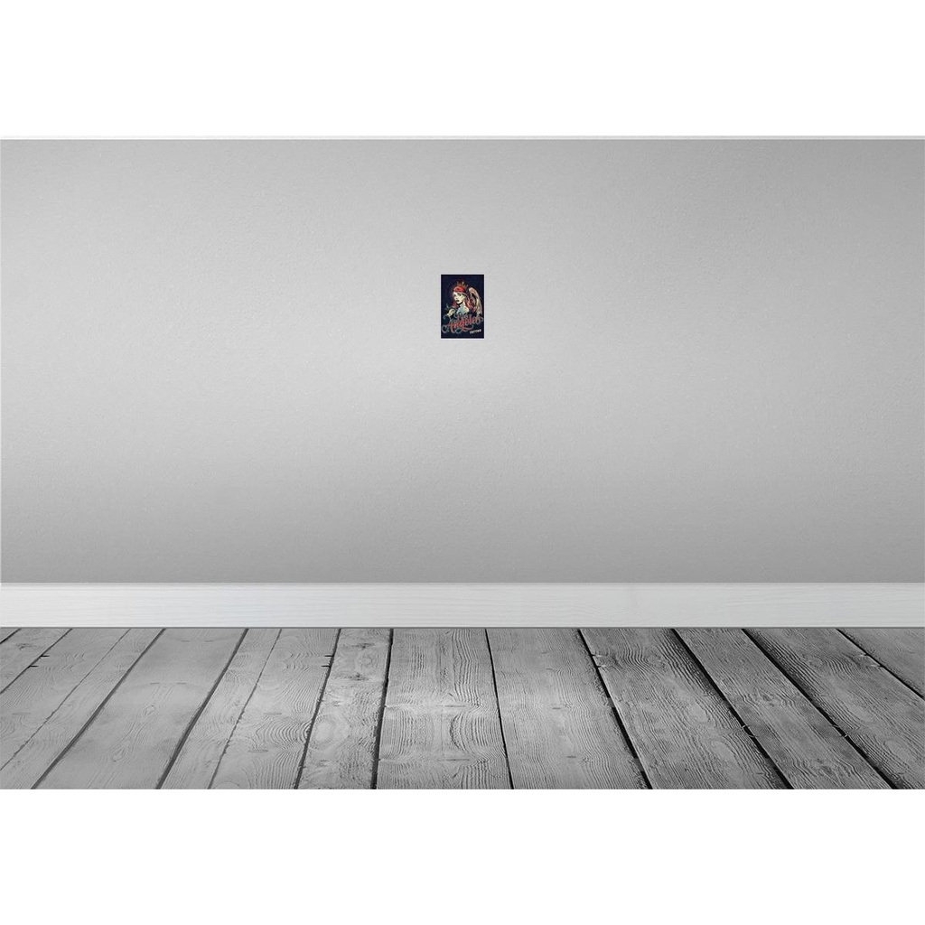 [LA-114681-1812-H] Holzschild 18x12 cm Pinup Tattoo Los Angeles Pin Up Bild 2