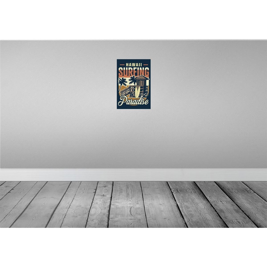[LA-114684-2030] Blechschild 30x20 cm Hawaii Surfing Paradise Dekoration Bild 2