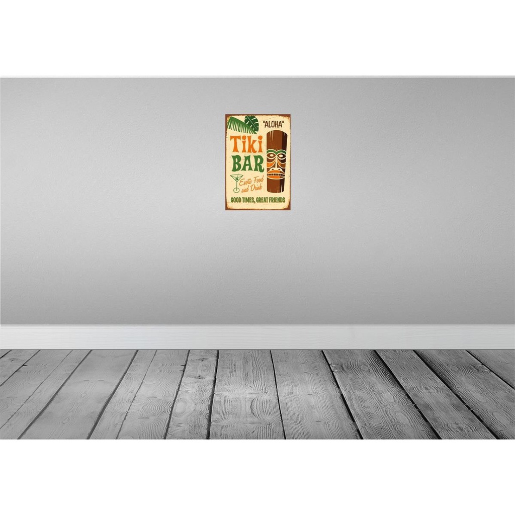 [LA-114771-H] Holzschild 30x20 cm Alkohol Tiki Bar Aloha Exotic Food Bild 2