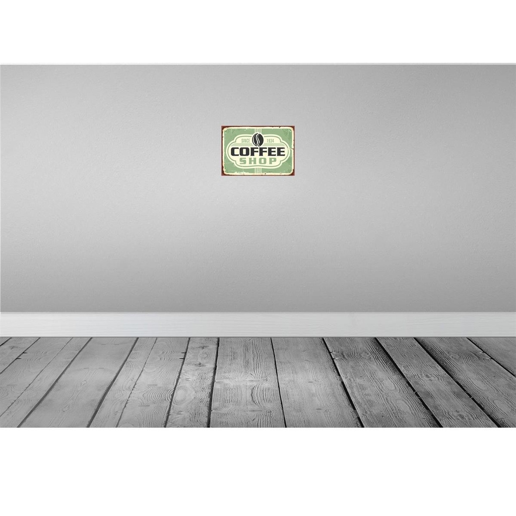 [LA-114797-2030] Blechschild 20x30 cm Kaffee Coffee Shop since 1934 Essen Trinken Bild 2