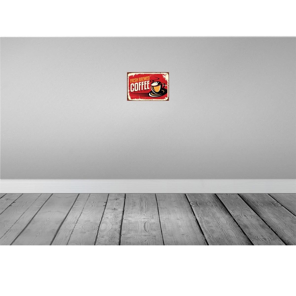 [LA-114798-2030] Blechschild 20x30 cm Kaffee best Coffee in town Essen Trinken Bild 2