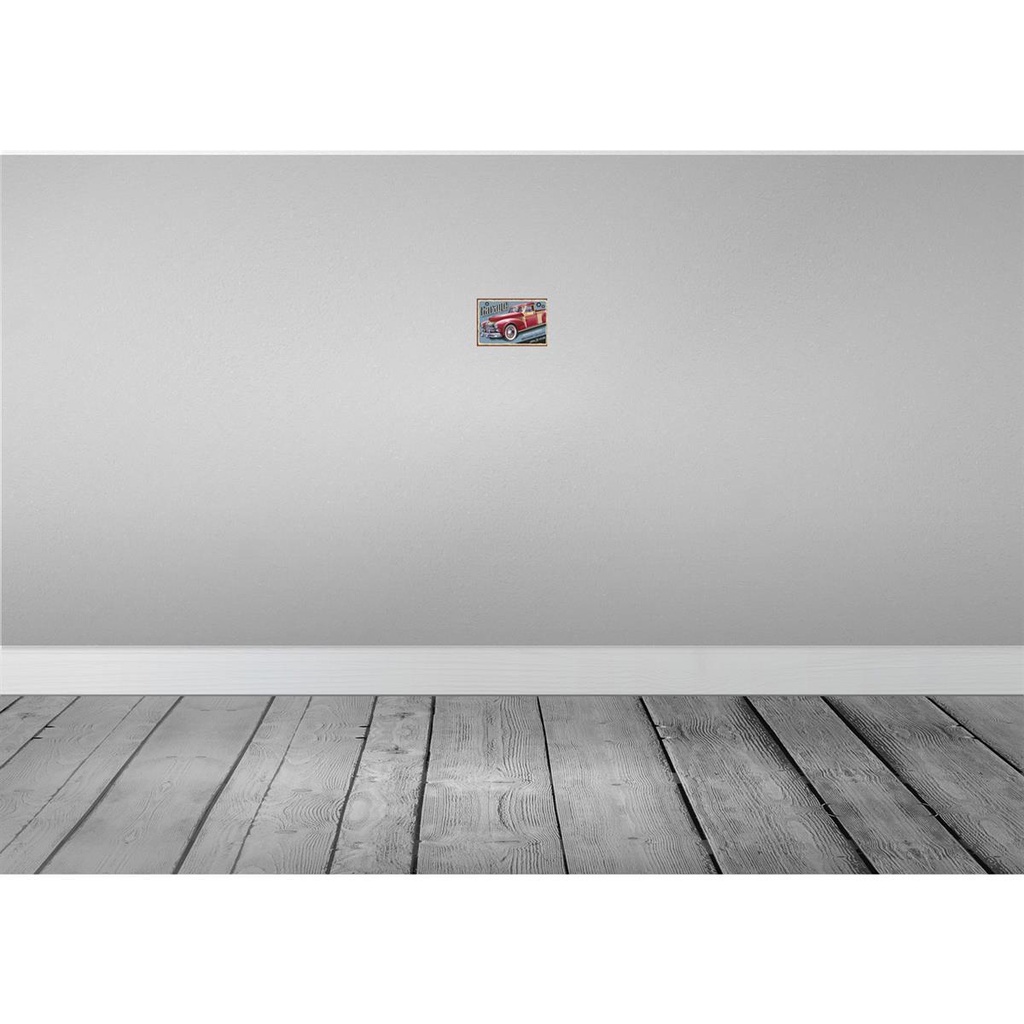 [LA-114807-1812-H] Holzschild 12x18 cm Auto Garage service parts open 24 Bild 2
