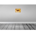 [LA-114810-H] Holzschild 20x30 cm Schwein Pork cuts organic Metzgerei Hofladen Marktstand Laden Bild 2