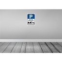 [LA-114815-2030] Blechschild 30x20 cm Parkplatz nur Mitarbeiter Parkplatzschild Bild 2