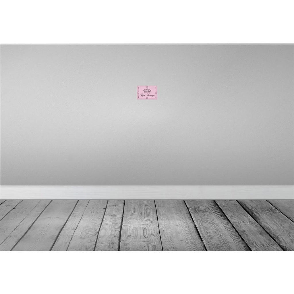 [LA-114831-1812-H] Holzschild 12x18 cm Pipi Lounge Toilette Krone rosa Warnschild Hinweisschild Bild 2