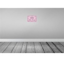 [LA-114831-H] Holzschild 20x30 cm Pipi Lounge Toilette Krone rosa Warnschild Hinweisschild Bild 2