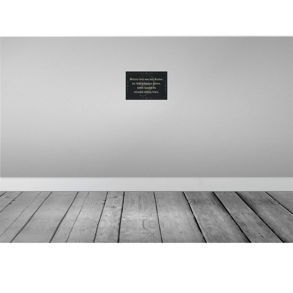[LA-114852-H] Holzschild 20x30 cm befreie dich von den Ketten Dekoration Bild 2