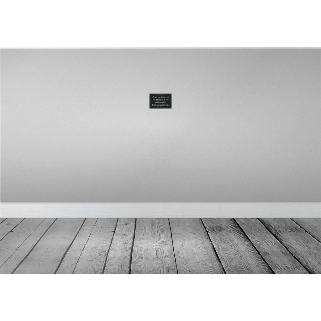 [LA-114859-1812] Blechschild 12x18 cm Schmerzen Seele zwei Heilmittel Spruch Zitat Bild 2