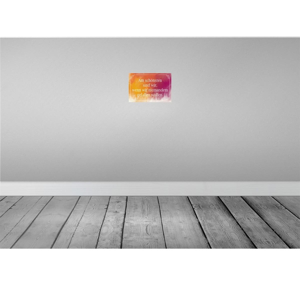 [LA-114863-H] Holzschild 20x30 cm am schönsten sind wir wenn wir Bild 2
