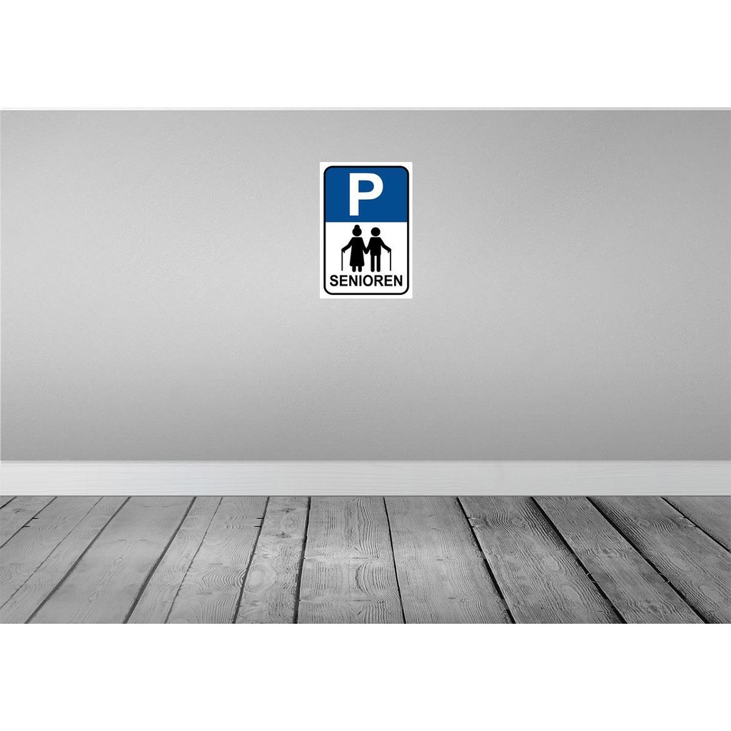 [LA-114905-2030] Blechschild 30x20 cm Parkplatz Senioren Parkplatzschild Bild 2