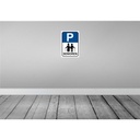 [LA-114905-2030] Blechschild 30x20 cm Parkplatz Senioren Parkplatzschild Bild 2