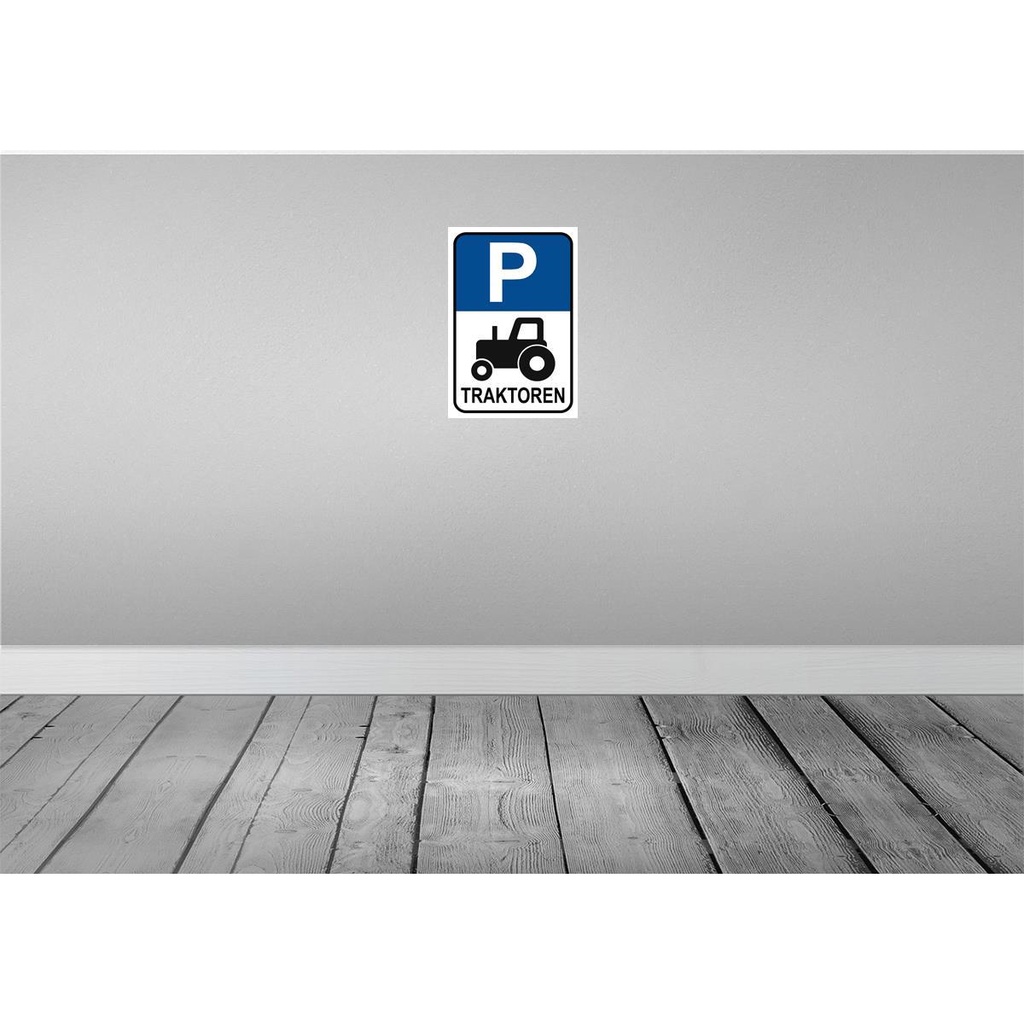 [LA-114906-H] Holzschild 30x20 cm Parkplatz Traktor Parkplatzschild Bild 2