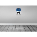 [LA-114906-H] Holzschild 30x20 cm Parkplatz Traktor Parkplatzschild Bild 2