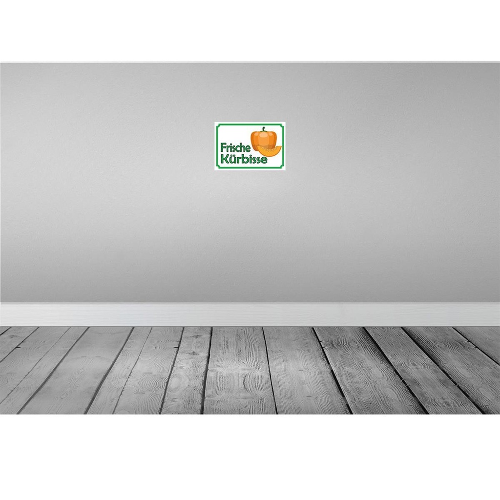 [LA-114943-H] Holzschild 20x30 cm frische Kürbisse Hofladen Marktstand Laden Bild 2