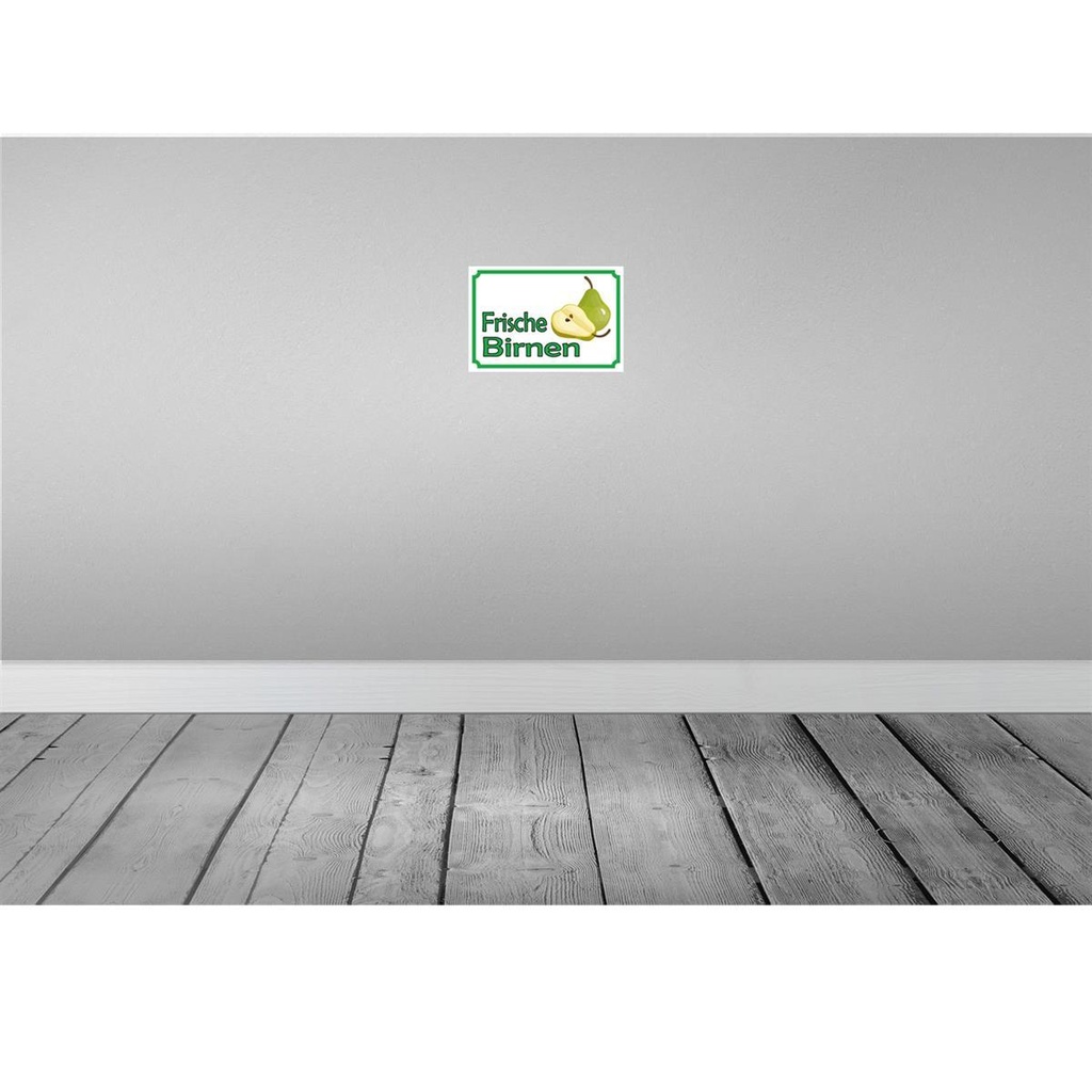 [LA-114945-H] Holzschild 20x30 cm frische Birnen Hofladen Marktstand Laden Bild 2