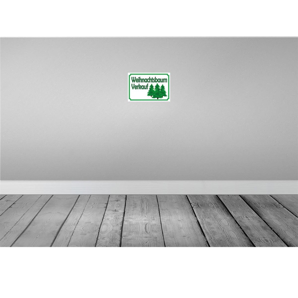 [LA-114966-2030] Blechschild 20x30 cm Weihnachtsbaum Verkauf Weihnachten Bild 2