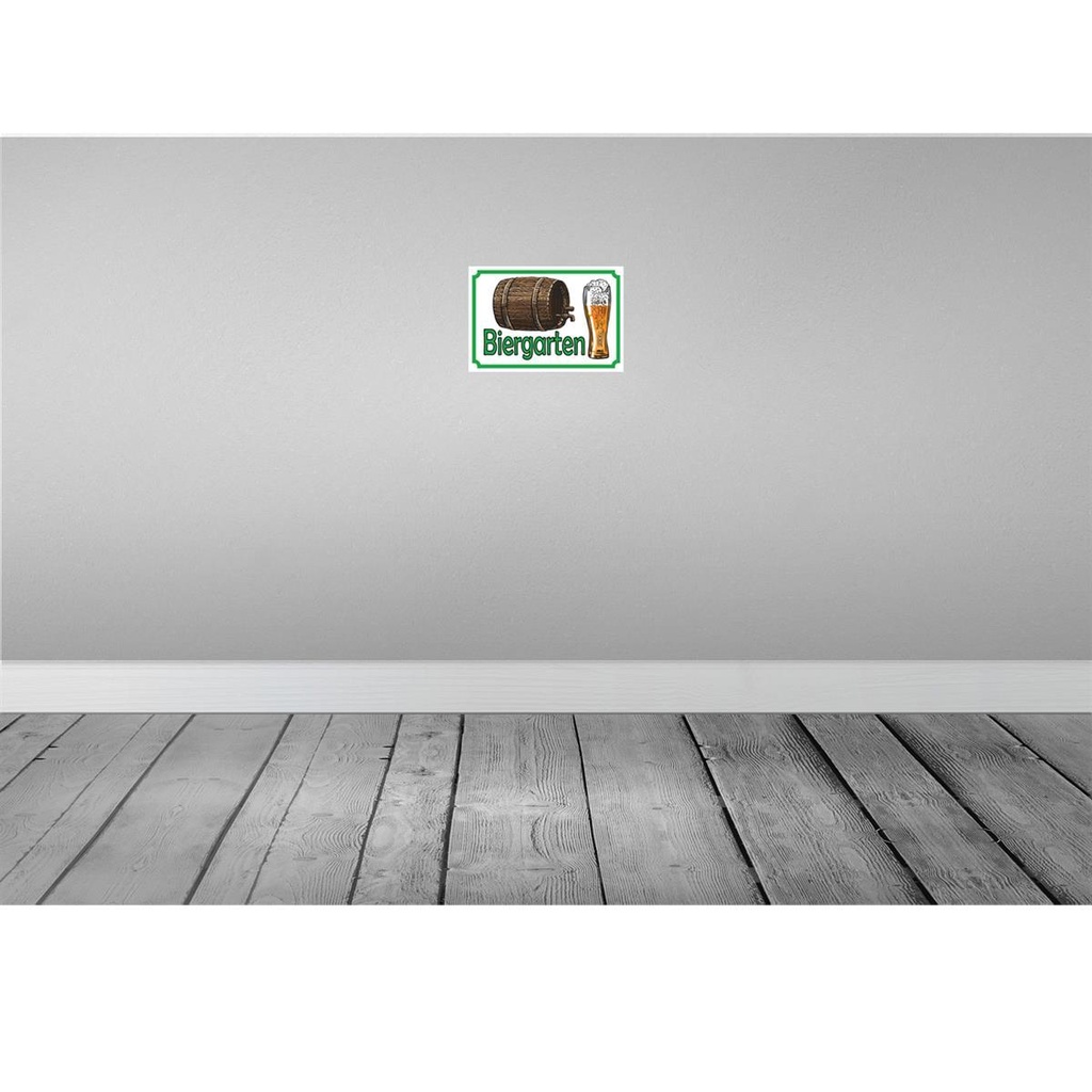 [LA-114969-H] Holzschild 20x30 cm Biergarten Bier Brauerei Essen Trinken Bild 2