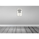 [LA-114995-H] Holzschild 30x20 cm if you sprinkle when tinkle Spruch Zitat Bild 2