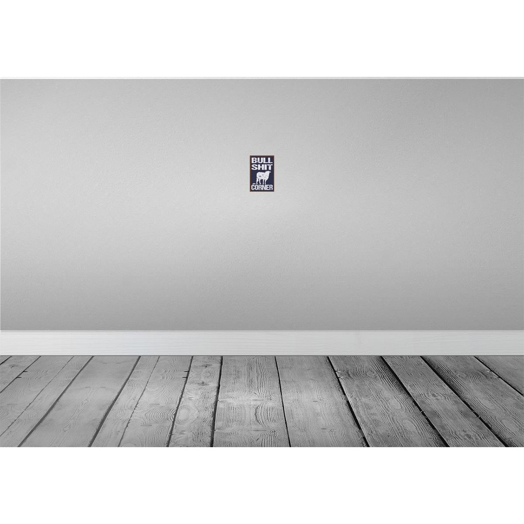 [LA-114998-1812] Blechschild 18x12 cm Bullshit Corner lustig Dekoration Bild 2