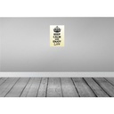 [LA-114999-2030] Blechschild 30x20 cm Keep Calm and enjoy life Yoga Bild 2