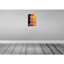 [LA-115035-2030] Blechschild 30x20 cm bleib ruhig und sprich Deutsch Spruch Zitat Bild 2