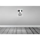 [LA-115108-2030] Blechschild 30x20 cm bitte Abstand halten 1.5 m Warnschild Hinweisschild Sicherheit Vorsicht Bild 2