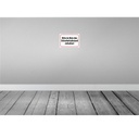 [LA-115110-H] Holzschild 20x30 cm im Büro Sicherheitsabstand Warnschild Hinweisschild Bild 2