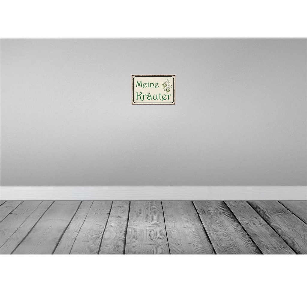 [LA-115119-H] Holzschild 20x30 cm meine Kräuter Geschenk Bild 2