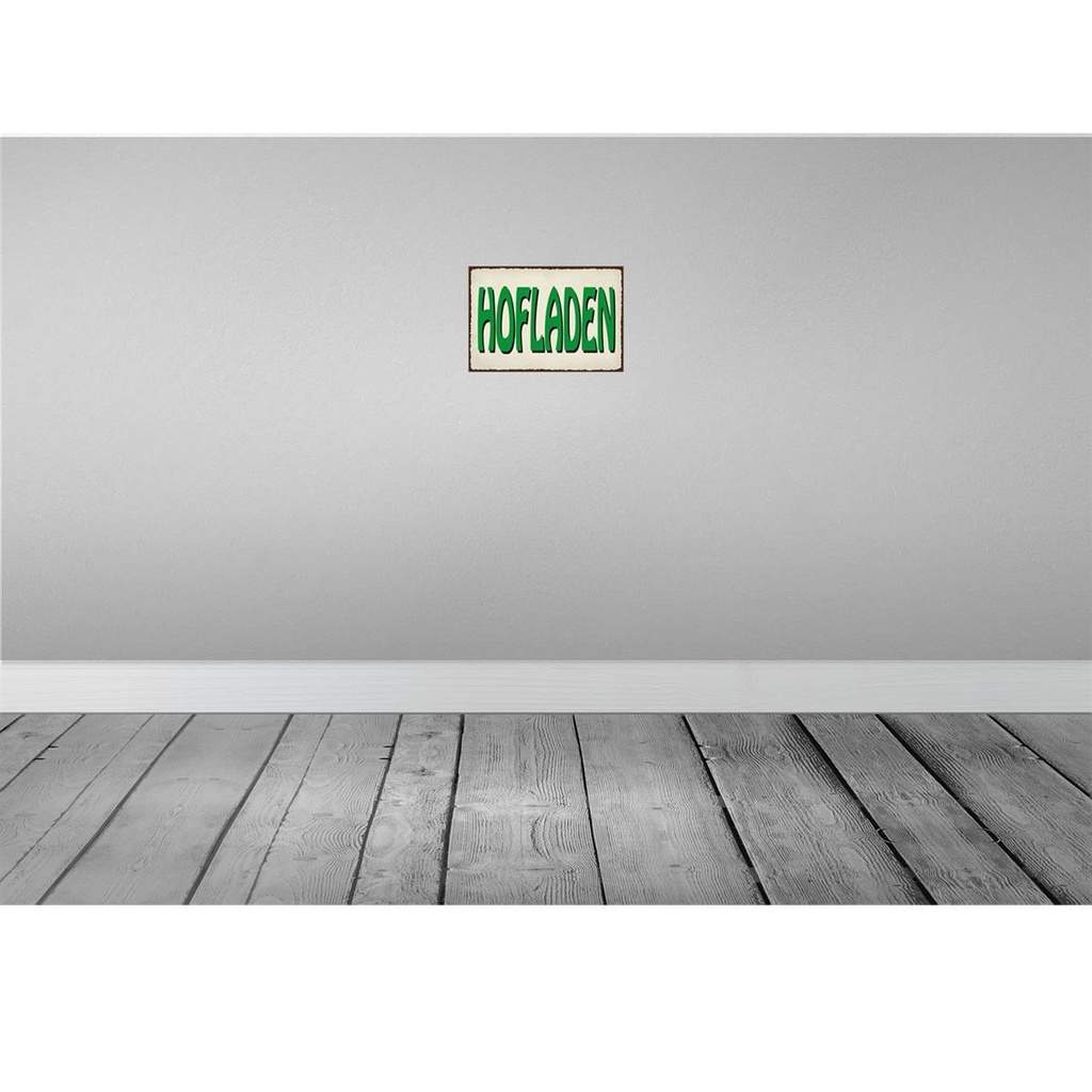 [LA-115125-2030] Blechschild 20x30 cm Hofladen Verkauf Marktstand Laden Bild 2