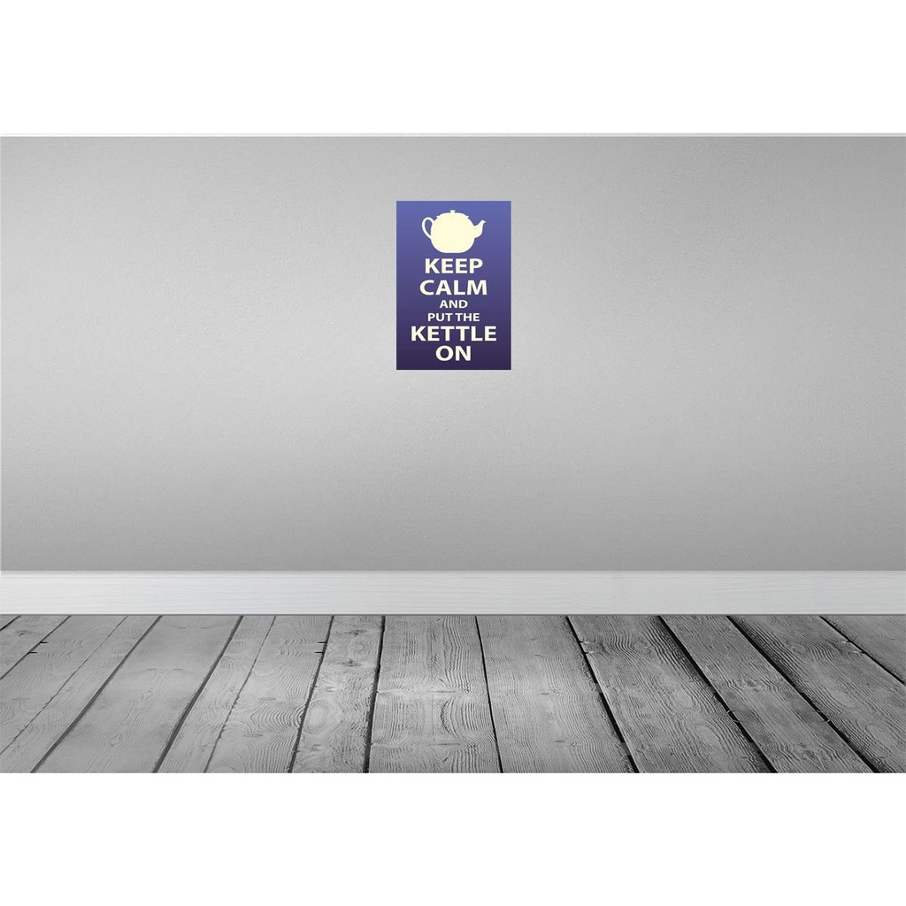 [LA-115143-H] Holzschild 30x20 cm Keep Calm and put the kettle on Bild 2
