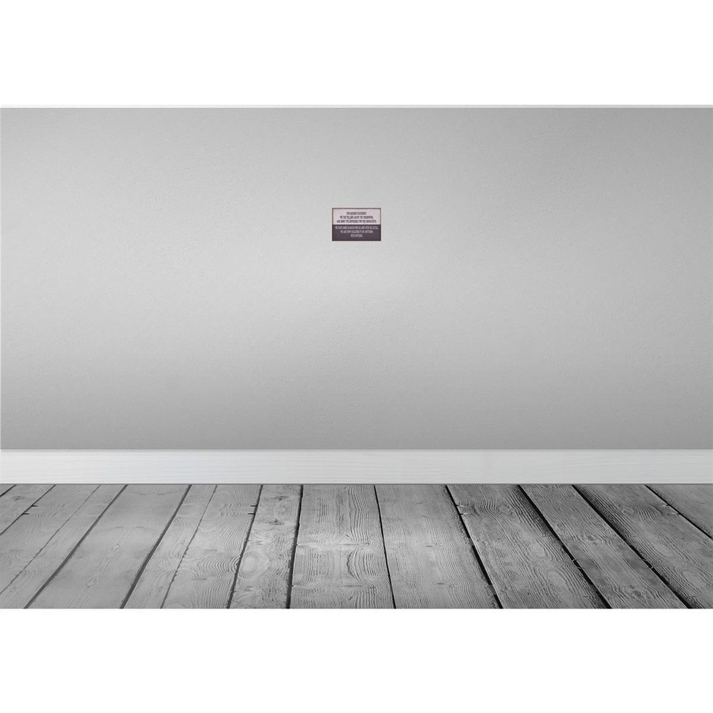 [LA-115149-1812] Blechschild 12x18 cm our mission statement we the Dekoration Bild 2
