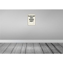 [LA-115237-H] Holzschild 30x20 cm please keep voice message short Warnschild Hinweisschild Bild 2