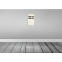 [LA-115238-H] Holzschild 30x20 cm today is a good day for Dekoration Bild 2