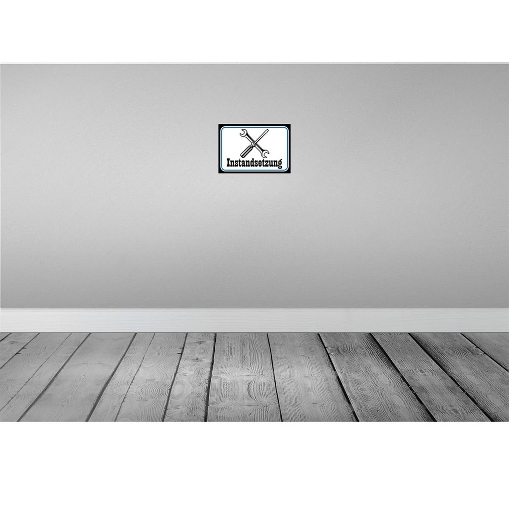 [LA-115241-H] Holzschild 20x30 cm Instandsetzung Reparatur Beruf Arbeit Bild 2