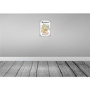 [LA-115278-2030] Blechschild 30x20 cm Dialekte Karte Bundesländer Deutschland Bild 2